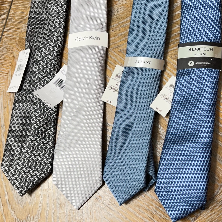 Men’s Calvin Klein And Alfani Suit Ties